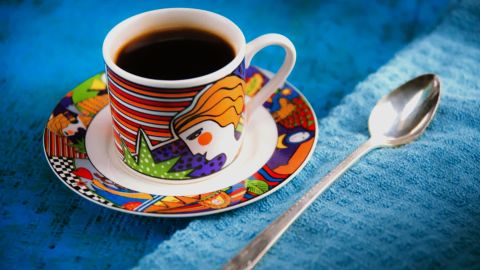 Cafe Cyan Blue Inversion