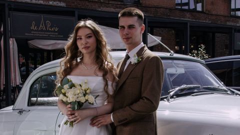 Warm Sepia Wedding Glow