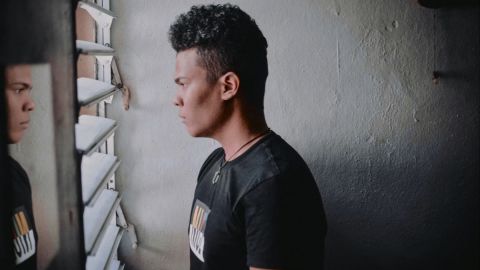 Indoor Portrait: Deep Brown Rose