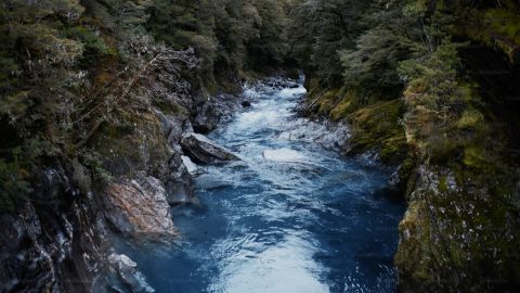 Mood Landscape: Cool Blue-Gray