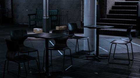 Deep Blue Night Shadows