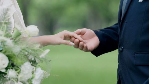 Cool Blue High Saturation Wedding Color Correction