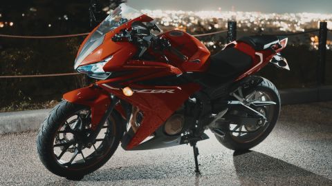 Overcast Street Scene with Vintage Green Tint