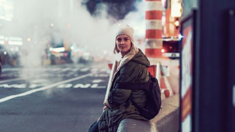 Cool Blue Night City Lights